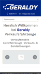 Mobile Screenshot of geraldy-verkaufsmobile.de
