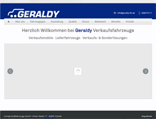 Tablet Screenshot of geraldy-verkaufsmobile.de